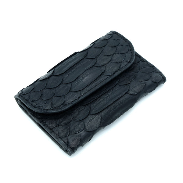 Black Snakeskin & Python Cardholder | Urban Story
