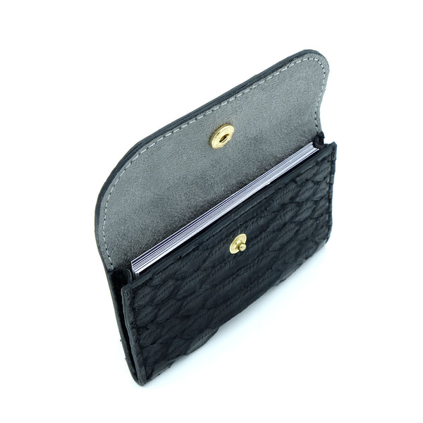Black Snakeskin & Python Cardholder | Urban Story