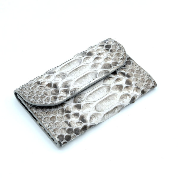 Snakeskin & Python Natural Motif Cardholder | Urban Story