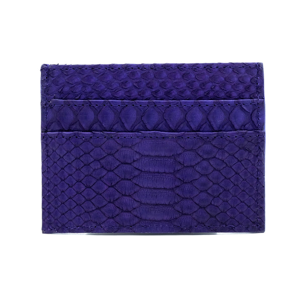 Snakeskin & Python Purple 5-Slot Cardholder | Urban Story