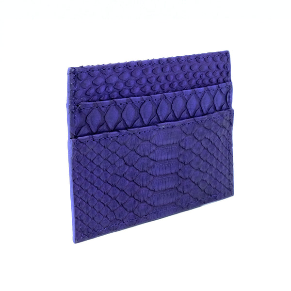 Snakeskin & Python Purple 5-Slot Cardholder | Urban Story
