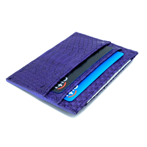 Snakeskin & Python Purple 5-Slot Cardholder | Urban Story