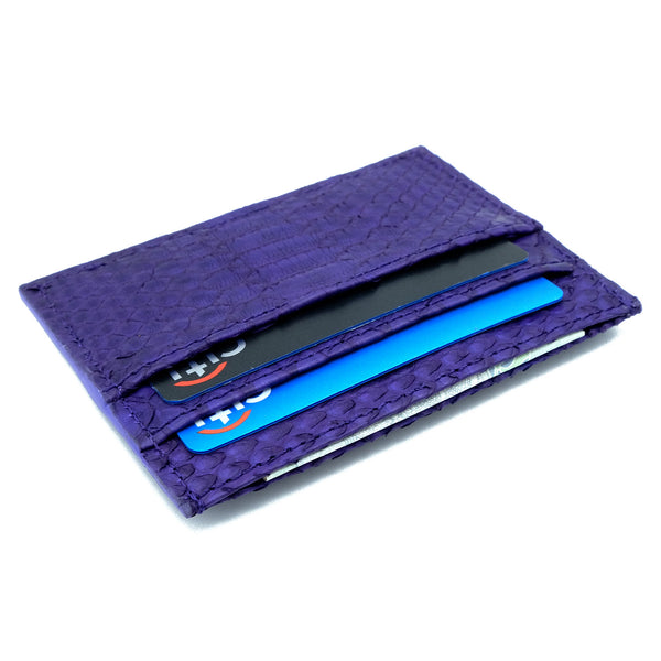 Snakeskin & Python Purple 5-Slot Cardholder | Urban Story