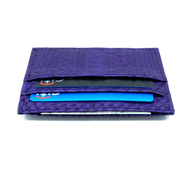 Snakeskin & Python Purple 5-Slot Cardholder | Urban Story