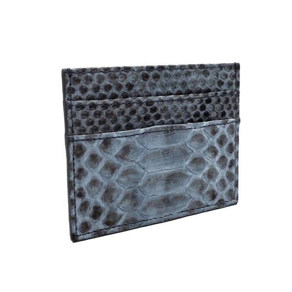 Snakeskin & Python Grey Motif 5-Slot Cardholder | Urban Story