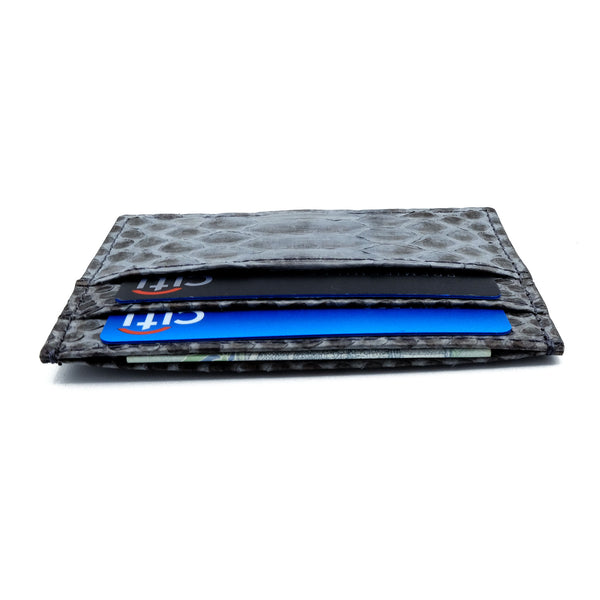 Snakeskin & Python Grey Motif 5-Slot Cardholder | Urban Story