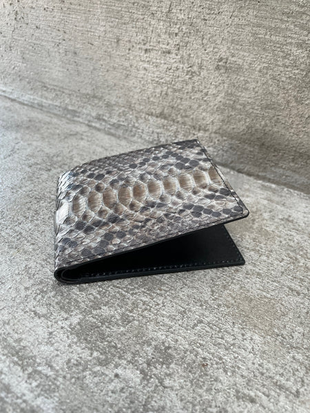Dusit Men's Grey Motif Bi Fold Wallet