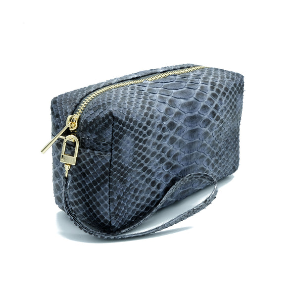 Samui Grey Motif Makeup and Toiletries Bag