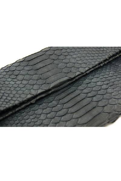 Mandalay Gun Grey Foldover Clutch