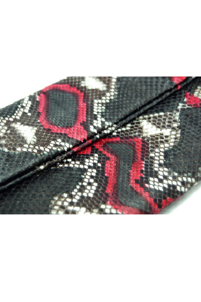 Mandalay Scarlet Onyx Motif Foldover Clutch