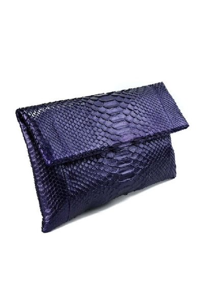 Mandalay Amethyst Foldover Clutch