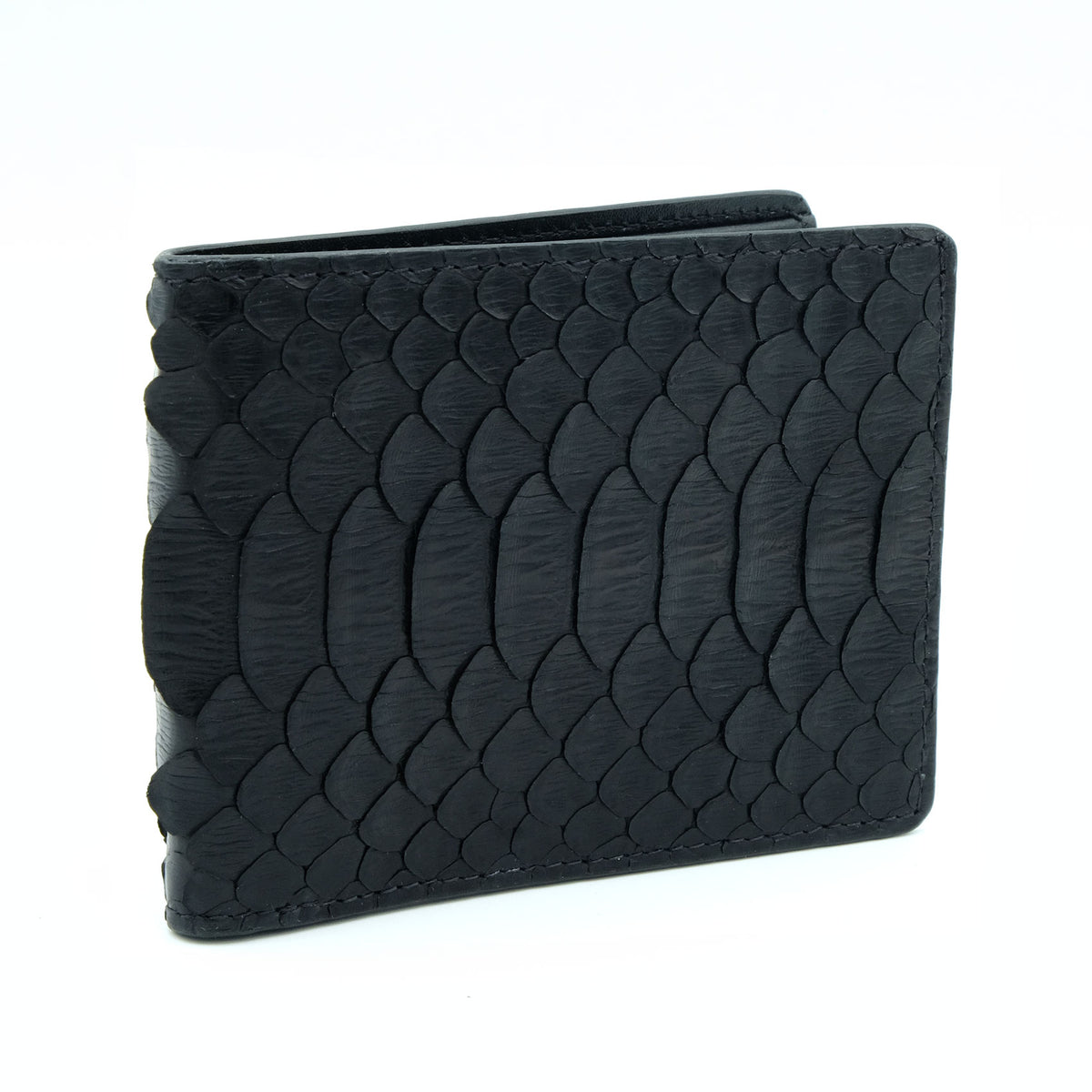 Dusit Men's Black Bi Fold Wallet