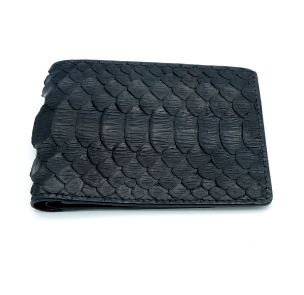 Dusit Men's Black Bi Fold Wallet