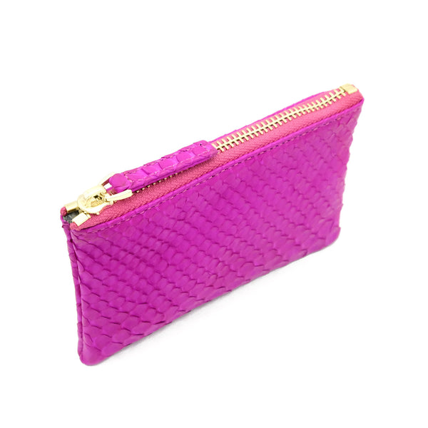 Snakeskin & Python Hot Pink Coin Purse or Zip Pouch | Urban Story