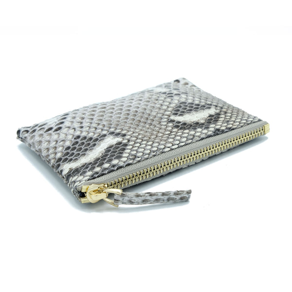 Snakeskin & Python Natural Motif Coin Purse or Zip Pouch | Urban Story
