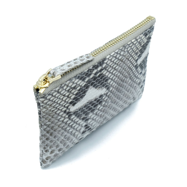 Snakeskin & Python Natural Motif Coin Purse or Zip Pouch | Urban Story