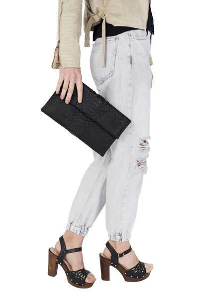 Mandalay Onyx Foldover Clutch