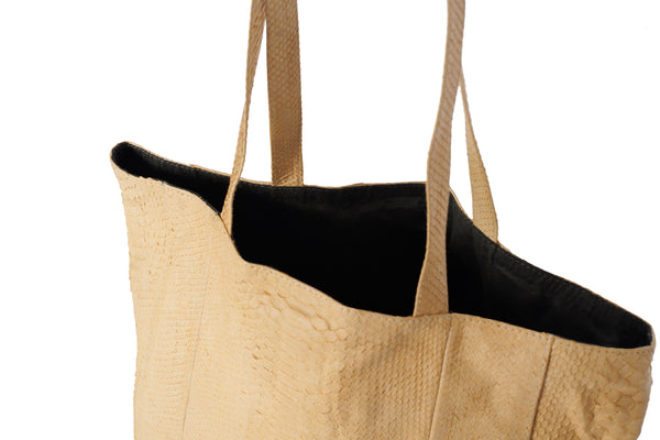 Goa Beige Shopper Tote Bag