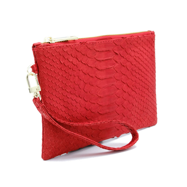 Karon Scarlet Wristlet Pouch