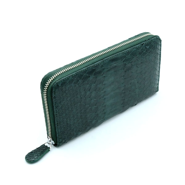 Silom Green Motif Women's Long Wallet