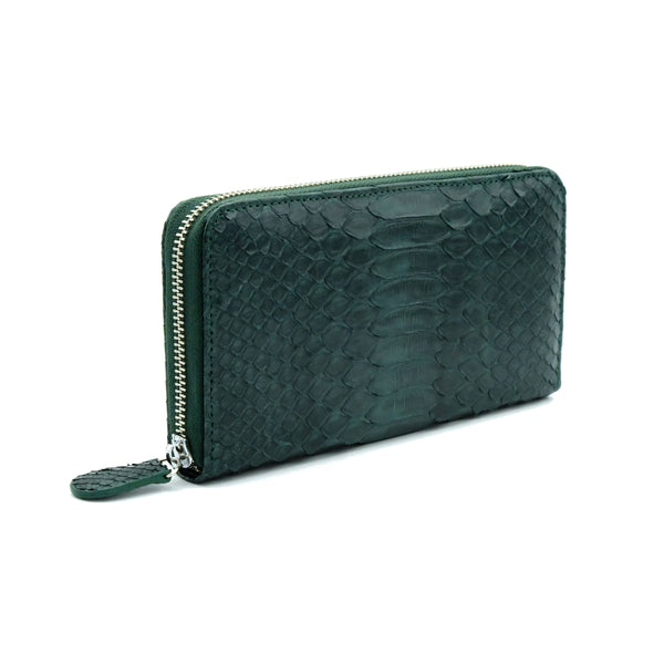 Silom Green Motif Women's Long Wallet