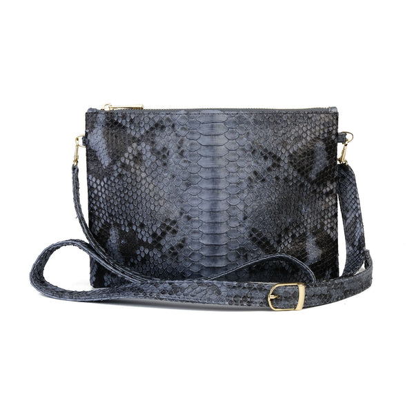 Snakeskin & Python Crossbody Sling bag - Grey Motif | Urban Story