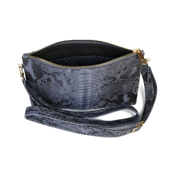 Snakeskin & Python Crossbody Sling bag - Grey Motif | Urban Story
