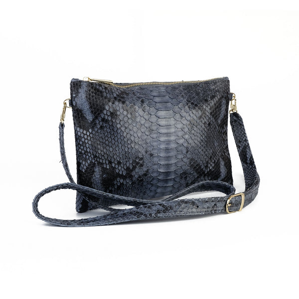 Snakeskin & Python Crossbody Sling bag - Grey Motif | Urban Story