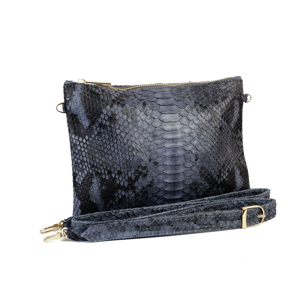 Snakeskin & Python Crossbody Sling bag - Grey Motif | Urban Story