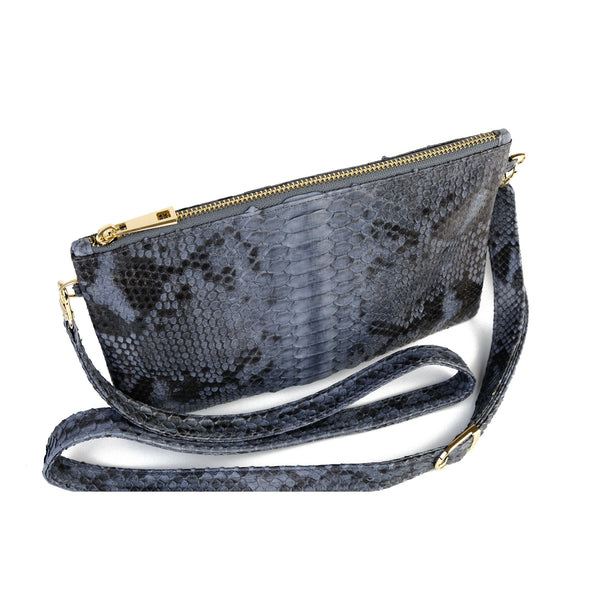 Snakeskin & Python Crossbody Sling bag - Grey Motif | Urban Story