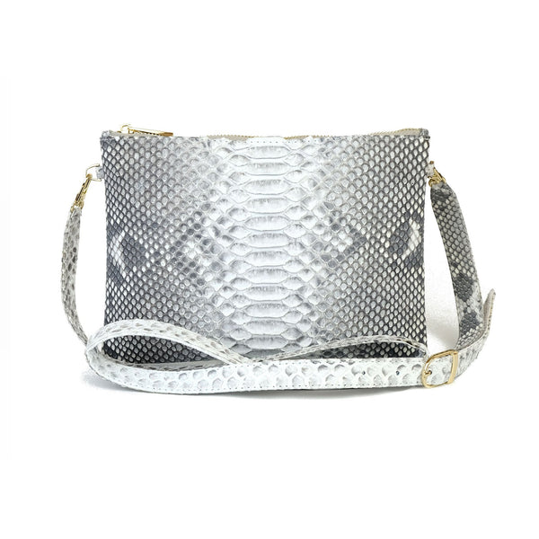 Snakeskin & Python Crossbody Sling bag - Natural | Urban Story