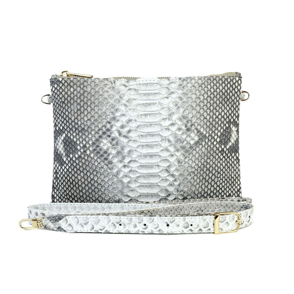 Snakeskin & Python Crossbody Sling bag - Natural | Urban Story