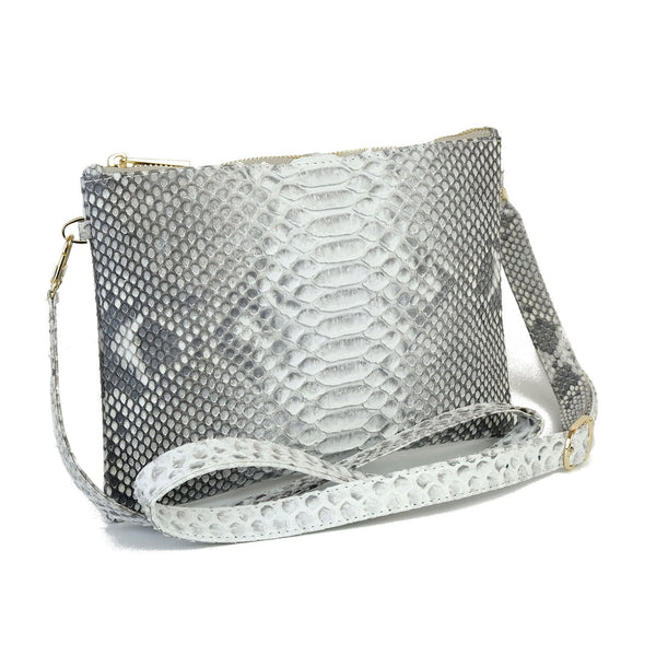 Snakeskin & Python Crossbody Sling bag - Natural | Urban Story