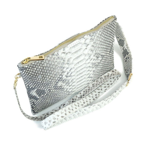 Snakeskin & Python Crossbody Sling bag - Natural | Urban Story