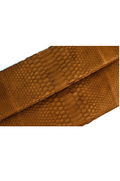 Mandalay Caramel Foldover Clutch