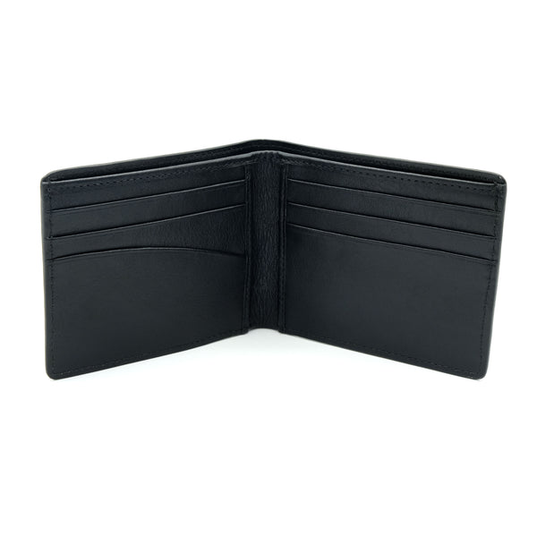 Dusit Men's Black Bi Fold Wallet
