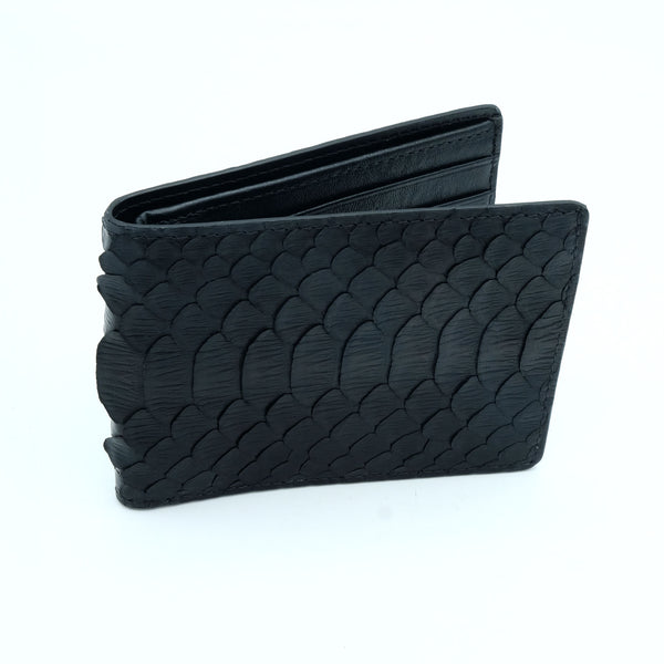 Dusit Men's Black Bi Fold Wallet