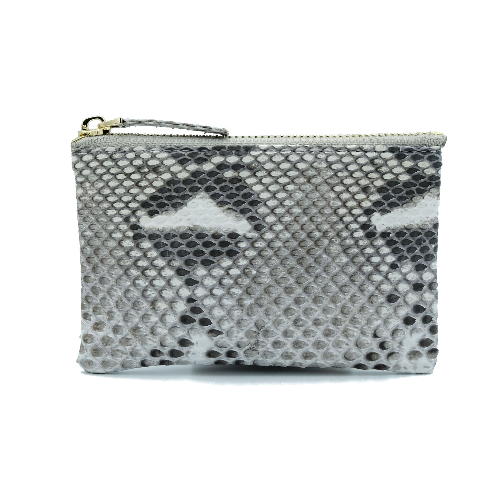 Snakeskin & Python Natural Motif Coin Purse or Zip Pouch | Urban Story