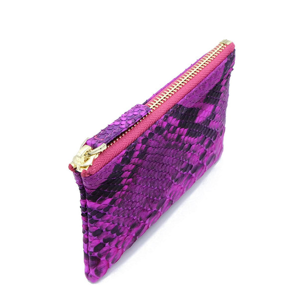 Snakeskin & Python Pink Motif Coin Purse or Zip Pouch | Urban Story